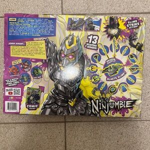 Ninjumble Action Figure Playset — Black, Yellow, Purple